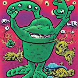 strange character by jim woodring