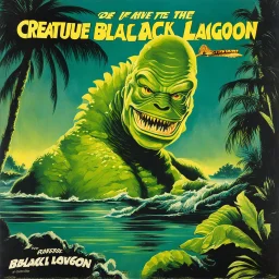 Creature from the Black Lagoon, [1954: Theatrical release poster by Reynold Brown]