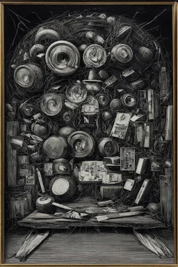 a weighty magnetism that rearranges space; Dada Surrealism