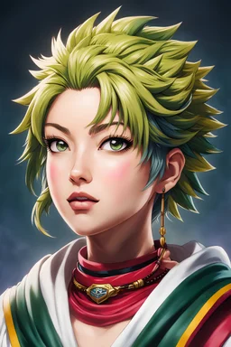 Highly detailed portrait of Toga Himiko from My Hero Academia, by Bryan Lee O'Malley, inspired by Capcom