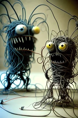 fraid wire monsters