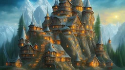 city of the elves in the mountains