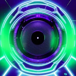 1990s club music, rave album art, metallic, iridescent, holographic, bokeh, lens flair, gaussian blur light spot, sparkles, fun, cute, 3d rendering blender, abstract, vinyl, music, electronic, dance music, alternative, futuristic, fun, primary colors. 8k, HD, unreal engine, blender, fisheye, pinball machine