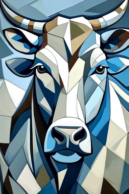 crear una vaca cubista