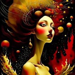woman head exploding Virginia Frances Sterrett