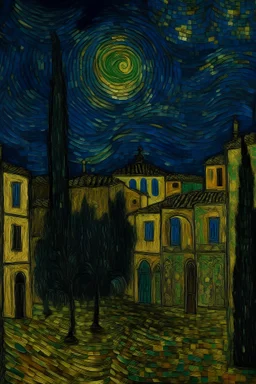 Marrakech night by Van Gogh