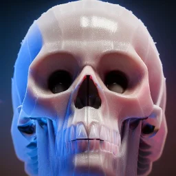 analog style,ice with crystal skull portrait, simmetric eyes, ambient, ultra realistic photo, unreal engine, paloroid, 100mm --aspect ratio 1:1