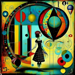 pop art, colorful, inspired by the art from, Kandinsky, Catrin Welz-Stein, Bernard Buffet, Daniel Merriam, Jacek Yerka. Fibonacci and Mark Garro, centered, clear and clean, birthday card