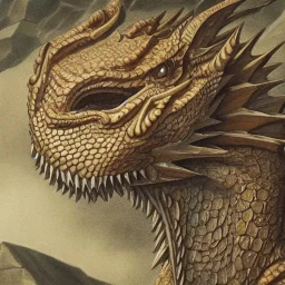 Portrait of a dragon, extremely sharp detail, fined tuned sharp detail, realistic