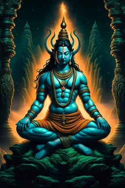 LORD SHIVA COSMIC wallpapers 8k IMAGE