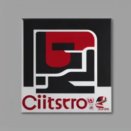 citroen racing logo square badge