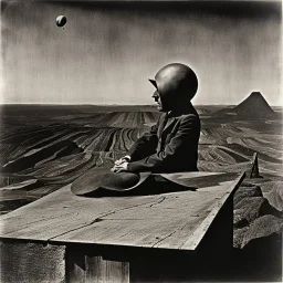 Photography, professional, alienating nothingness and distressing anguish Max Ernst