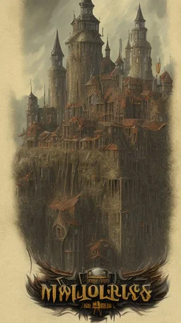 Instead of the pleasant, welcoming town you expected, you see columns of black smoke rising from burning medieval building, running figures, and a dark, winged shape wheeling low over the keep that rises above the center of the town.