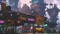 Smuggler City,stylized,4k,