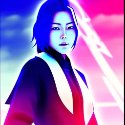 "Rukia Kuchiki, Bleach, full body 8K resolution resolution of Tite Kubo, arts station, head view, anime style."