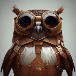 depth of field, Steampunk Owl, extreme detail, Photorealism, macro lens 24mm,bokeh, cinema4d, 8k, unreal engine 5, redshift render, midjourney4