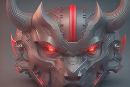 Best quality, masterpiece, ultra high definition,Futuristic, cyberpunk,Oni mask, Comic style