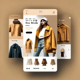 Social media design for a clothing store