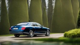 A luxurious (((fusion of a bentley and mercedes))), its sleek contours and opulent details blending seamlessly together