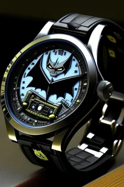 generate image of batman watch which seem real for blog wearing by man