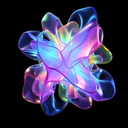 give a blender 5.2 lst code to create A hypnotic loop of colored translucent 3D structures evolving and morphing, fluid geometry shifting between organic and geometric forms, iridescent glass material with internal glow,instances must have random translucent matrial smooth camera orbit, dark gradient background, seamless motion, cinematic lighting, generative art style, 4k.do with geo nodes