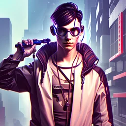 The cyberpunk boy