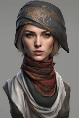 fantasy medieval bandana female