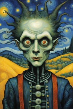 Trickster is amoral, not immoral; Neo-Impressionism; Symbolism; Contemporary; Van Gogh; Hundertwasser; Giger