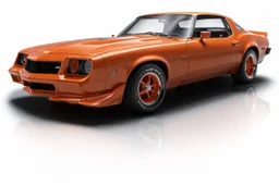 Fotorealistisch 1980 Chevrolet Camaro Z28 brandneu orange