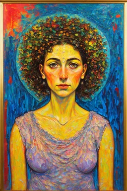 Spiritual White noise; a combination of Post-Impressionist and Lowbrow Art