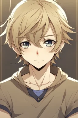 Dirty Blonde Anime Teen Boy