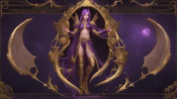 A purple Umbral Gold Elf