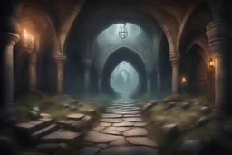 fantasy medieval underground