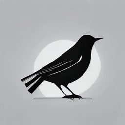 black and white minimal europe german modern symbol bird