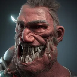  octane render, 8k, high detail, ork, portrait