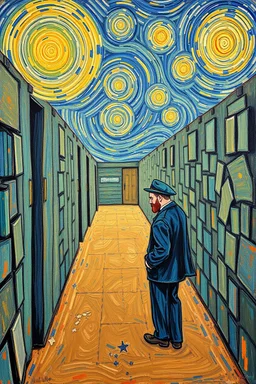 Van Gogh the prisonBosch painting style