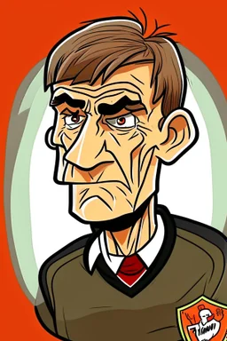 yourgen club German football coach r cartoon 2d