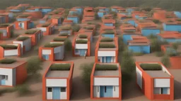 architecture village vernaculaire maisons containers