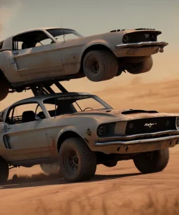 Mad max car. Ford Mustang.