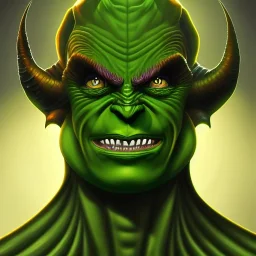 ultra detailed fullbody portrait of Green Goblin villain, extremely detailed digital painting, extremely detailed face,crystal clear eyes, in the style of robert e howard and pablo oliveira and Ken Kelley and Keith Parkinson , mystical colors, perfectly centered image, perfect composition, rim light, beautiful lighting,8k, stunning scene, raytracing