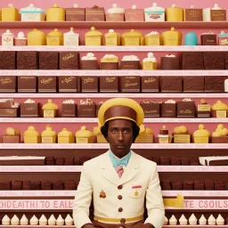 chocolate death by Wes Anderson