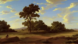 texas landscape by poussin