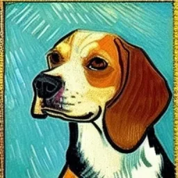 Beagle by van gogh