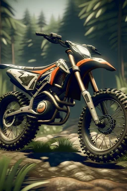realsitic dirtbike