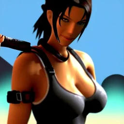 lara croft lustfully oogling me