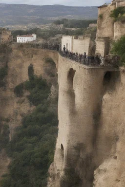 The bridge of Ronda Spain,