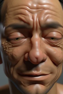 ,make a human crying and with very realistic normal ears