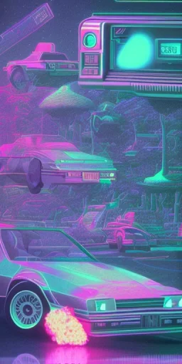 1980's aesthetic vaporwave