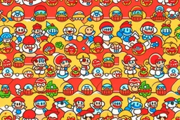 SUPER MARIO theme PATTERN