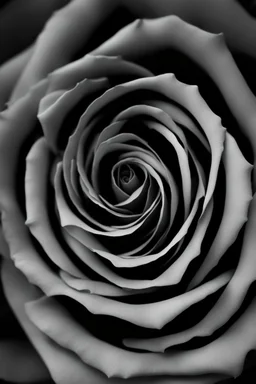 Abstract Close up of a black rose, inside the rose is a faint image of a beautiful woman, highly realistic, Gothic, sad, 8k quality, abstract background